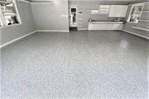 Epoxy garage floor